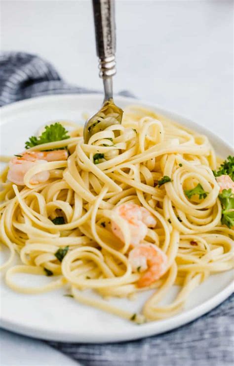Shrimp Scampi With Linguini — Salt And Baker