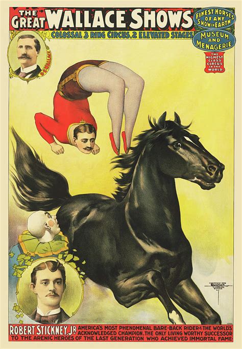 Vintage Circus Poster For The Great Photograph By Stocktrek Images Pixels