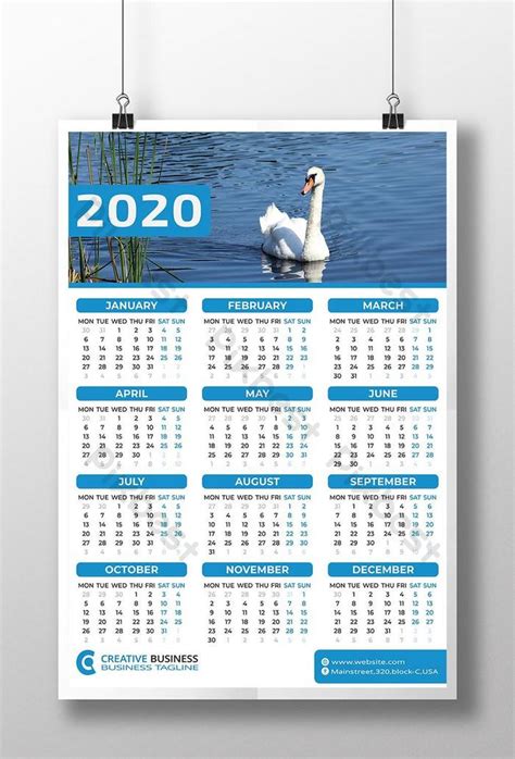 Get Download Desain Kalender Dinding 2020 Images Blog Garuda Cyber