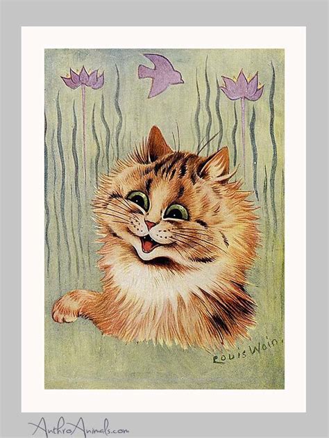 The Early Art Of Artist Louis Wain Anthropomorphic Animals Cat Art