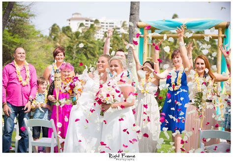 Paradise Cove Disney Aulani Hawaii Wedding By Right Frame Photography