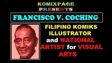 Francisco V Coching Filipino Komiks Illustrator Writer Novelist