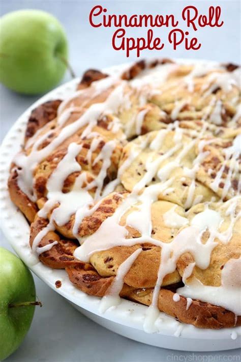 Cinnamon Roll Apple Pie | Recipe (With images) | Cinnamon ...