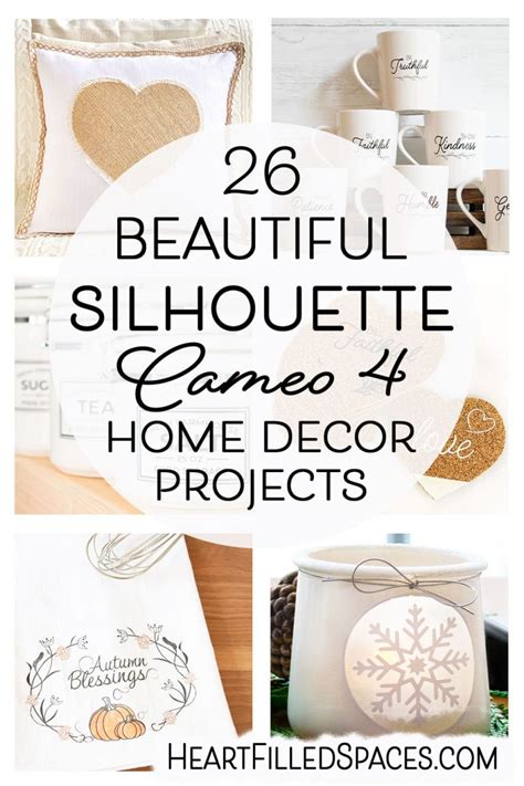 Home Decor Projects Using A Silhouette Cameo Artofit