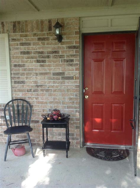 My Front Door Sherwin Williams Fireweed Red Exterior House Colors