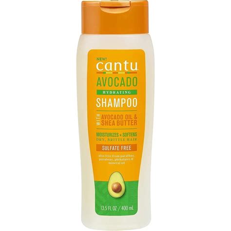 Cantu Avocado Hydrating Shampoo With Avocado Oil And Shea Butter 400ml