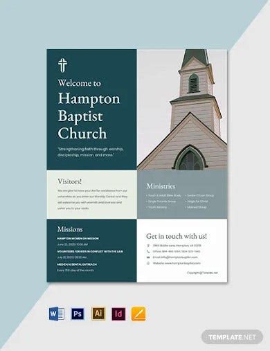 17 Church Bulletin Templates In Psd Indesign Free And Premium Templates