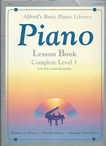 Download Piano Lesson Book Complete Level 1 For The Later Beginner