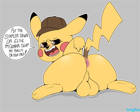Rule 34 Anthro Anus Ass Balls Big Butt Detective Pikachu Dialogue