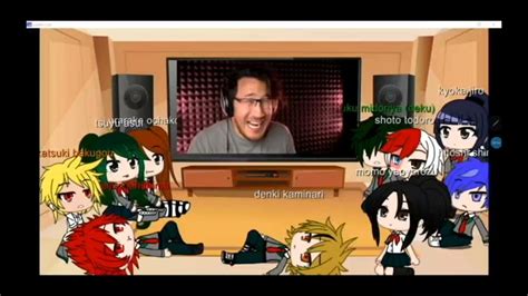 Gacha Life React To Markiplier Try Not To Laugh Youtube