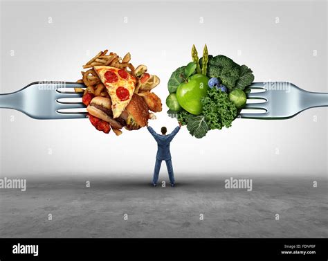 La Nourriture Et Lalimentation Santé Et Nutrition Concept Choix