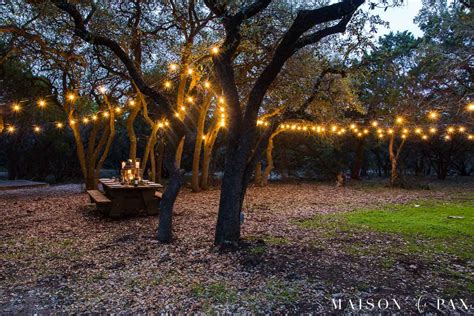 How To Hang Outdoor String Lights Maison De Pax