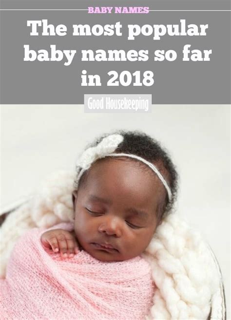 The Most Popular Baby Names So Far In 2018 Popular Baby Names Baby