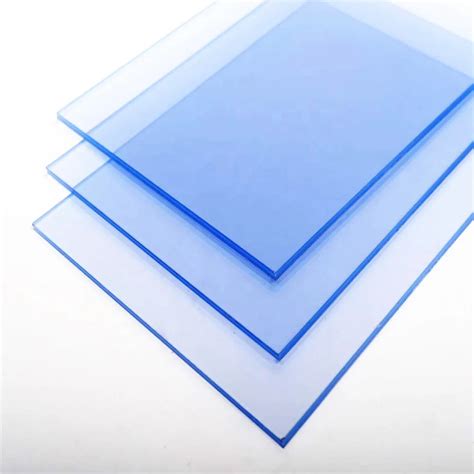 4x8ft Transparent Blue Acrylic Sheet Translucent Colored Perspex Board