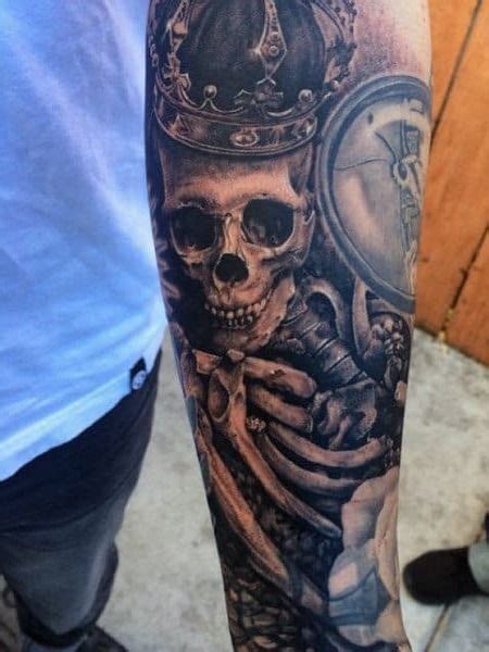 Skeleton Key Tattoo Skull Hand Tattoo Skull Tattoo Design Skull