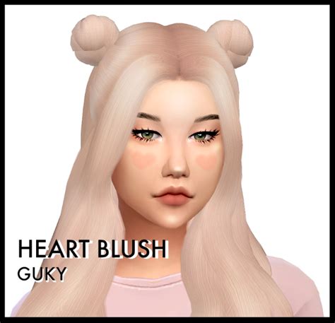 Guky — Heart Blush Soft Cute Blush For Your Simsies