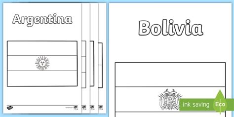 Flags Of South America Colouring Pages Creat De Profesori