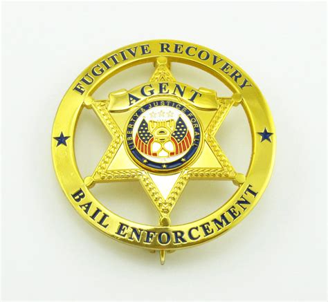 Us Bail Enforcement And Fugitive Recovery Agent Badges Replica Movie Pro