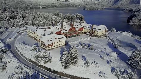 increíbles imágenes aéreas de bariloche nevado video cnn