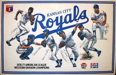 Kansas City Royals 1978 Season Poster Featuring Frank White Darrell