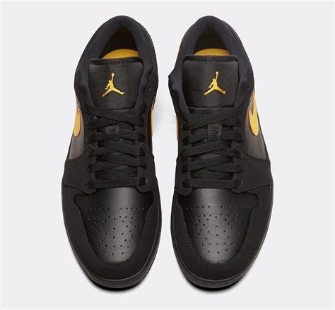 Air Jordan 1 Low Black Gold Release Date Sneaker Bar Detroit