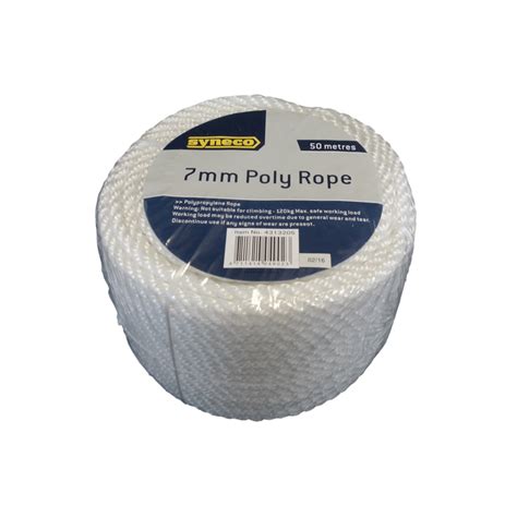 Syneco 7mm X 50m Polypropylene Rope Bunnings Warehouse