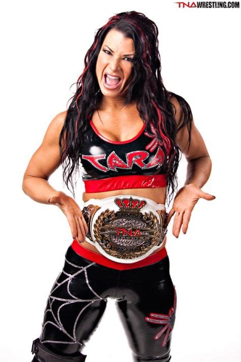 Lisa Marie Varon Tara As TNA KnockOuts Champion Victoria Wwe Female Wrestlers Wrestling Divas