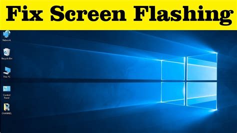 How To Fix Screen Flashing Issue In Windows 10 100 Solved YouTube