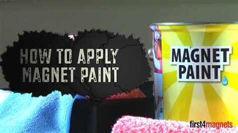 How To Apply Magnet Paint Magnet Paint Magnetic Paint How To Apply