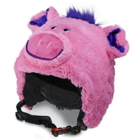 Crazeeheads Poppi The Pig Plush Helmet Cover