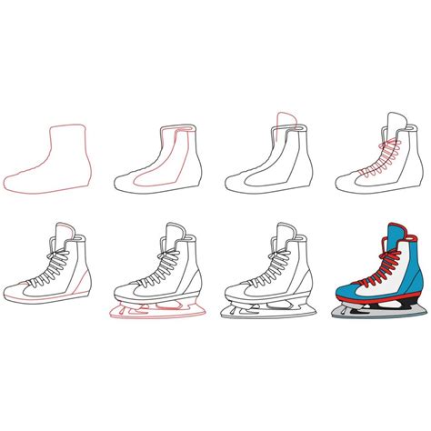 How To Draw Ice Hockey Skates An Easy Step By Step Guide
