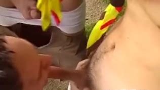 Several Babe Scouts Are Having And Outdoor Gay Orgy Videos Porno