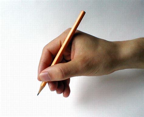 Writing Free Stock Photo Closeup Of A Hand Holding A Pencil 1733
