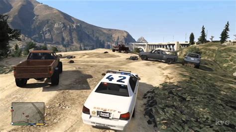 Grand Theft Auto 5 Sheriff Car Driving Gameplay Hd