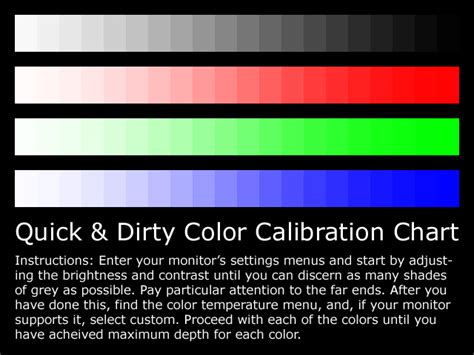 Test Pattern Monitor Calibration Chart Youtube