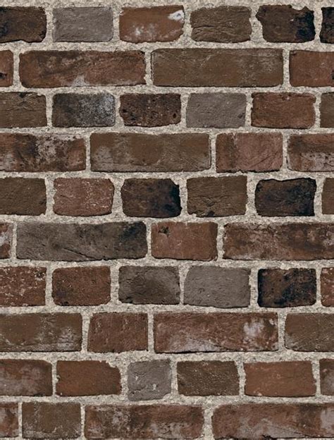 Bc1581946 Brown And Black Brick Wallpaper Sf084911