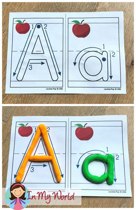 Free Printable Alphabet Play Dough Mats For Preschool Alphabet