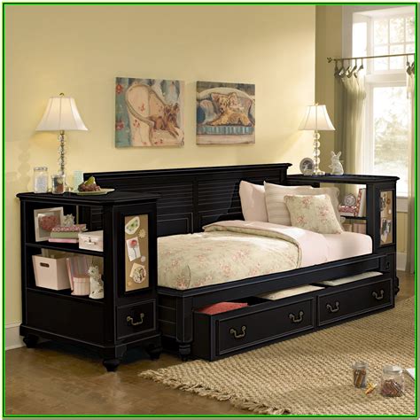 Full Size Daybed With Trundle Bed Bedroom Home Decorating Ideas