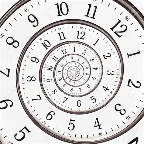 Abstract Clock To Infinity Stock Photo Picture And Royalty Free Image