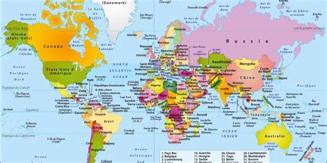 Carte Du Monde Avec Capitales Imprimer Automasites