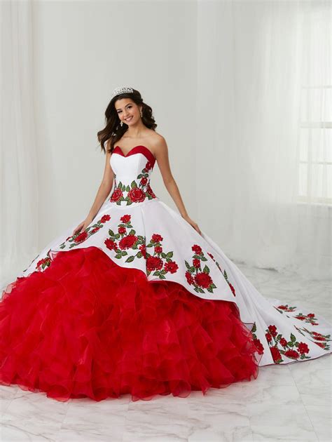 Floral Charro Quinceanera Dress By La Glitter 24087 Abc Fashion