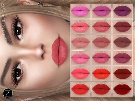 Lipstick Z67 By Zenx At Tsr Sims 4 Updates