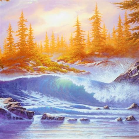 Jon Rattenbury Signed Lullaby Sea Limited Edition 24x36 Giclee On