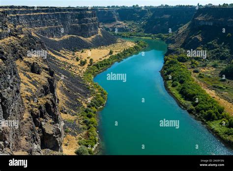 The Snake River in Twin Falls, Idaho Stock Photo - Alamy