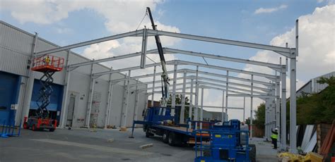 Steel Structure Fabrication And Installation Has Metal Work