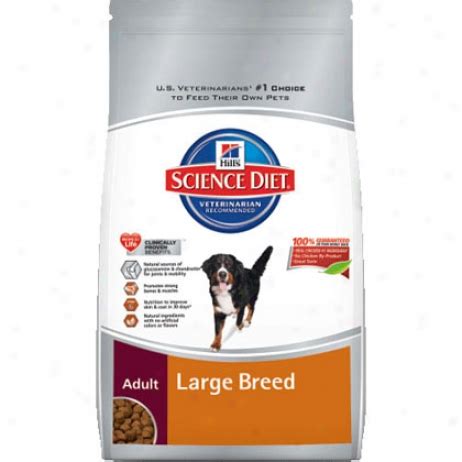 Every time our cats eat this food they have horrible diarrhea and vomiting. HILL'S SCIENCE DIET LARGE BREED ADULT DOG FOOD @ Pet's ...