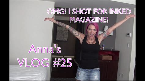 Anna S Vlog Shooting For Inked Magazine Youtube