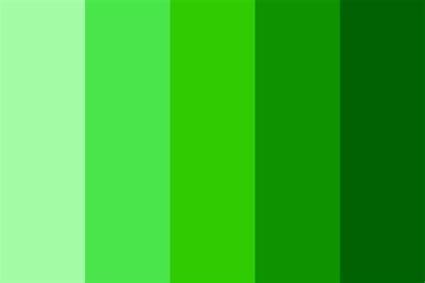 Shades Of Green Color Palette