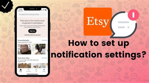 How To Set Up Notification Settings On Etsy Etsy Tips Youtube