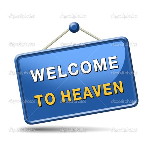 Welcome To Heaven — Stock Photo © Kikkerdirk 34210833